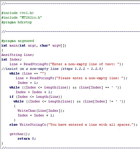 [example of C++ coding]