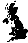 [map of UK showing location of Ferrous Bueller in Midlands]